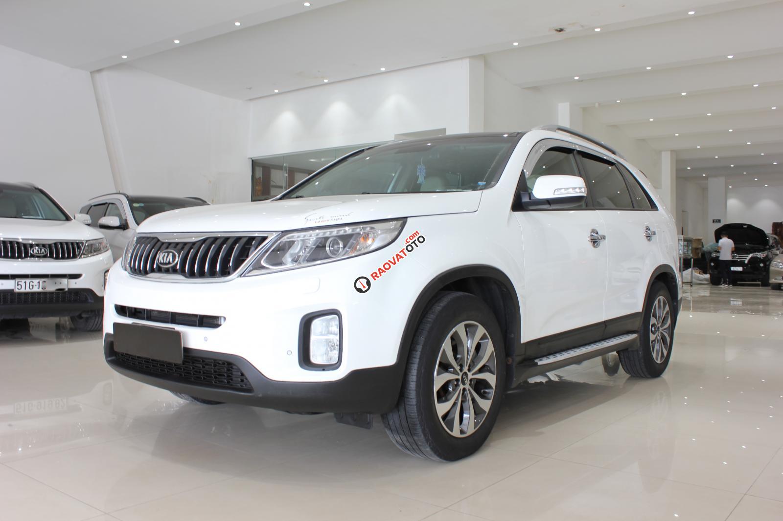 Bán Kia Sorento DATH (full) sản xuất năm 2017, màu trắng giá cạnh tranh-1