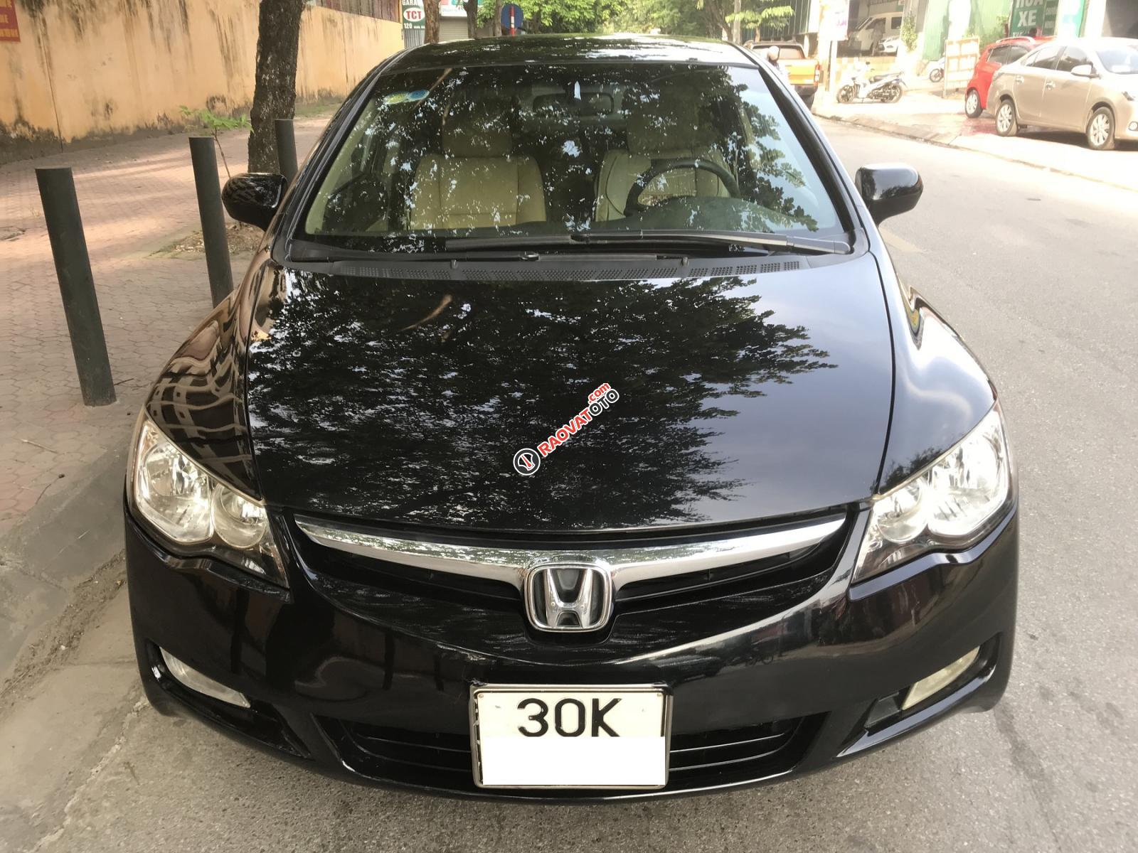 Cần bán Honda Civic 1.8 MT năm sản xuất 2008, màu đen-0