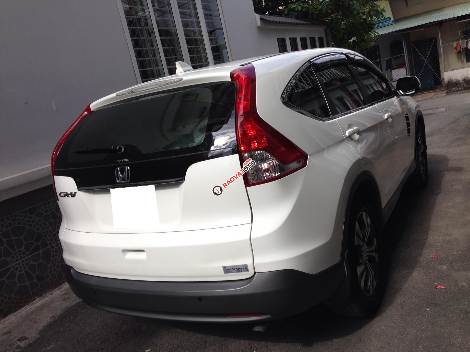 Cần bán xe Honda Crv 2015 số tự động, màu trắng, bản full-2