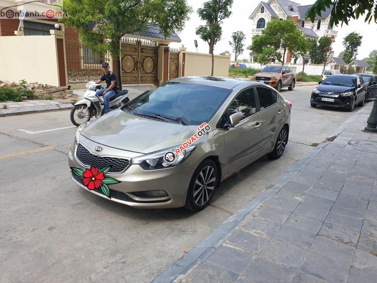 Cần bán xe Kia K3 1.6 AT năm 2013, màu xám-2