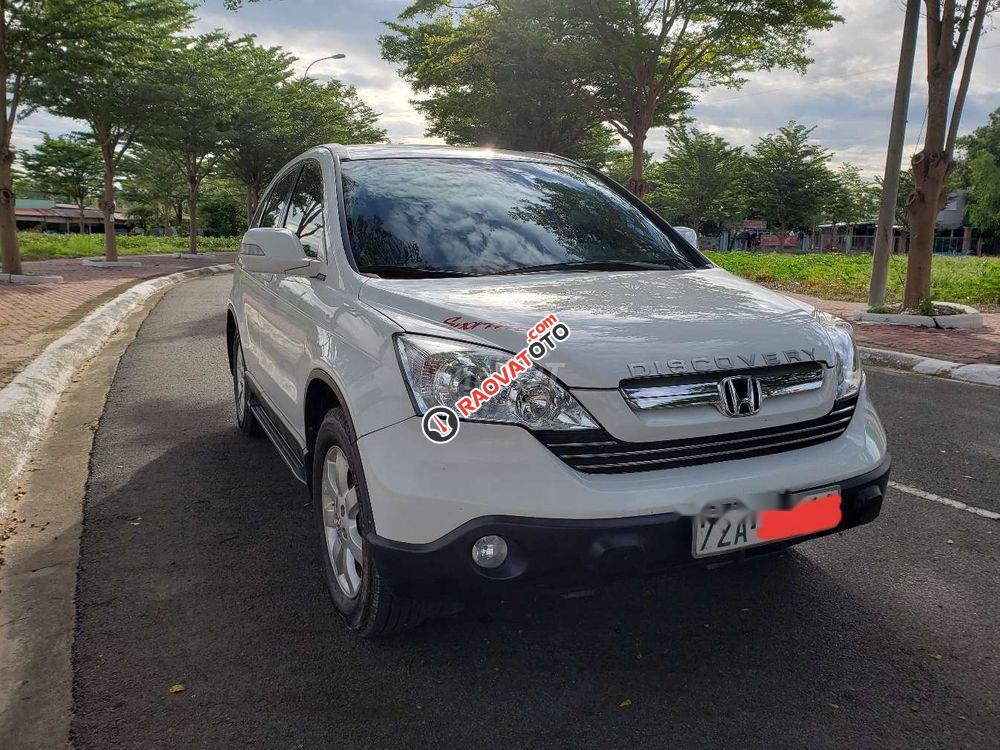 Gia đình bán Honda CR V 2.4AT đời 2009, màu trắng-1