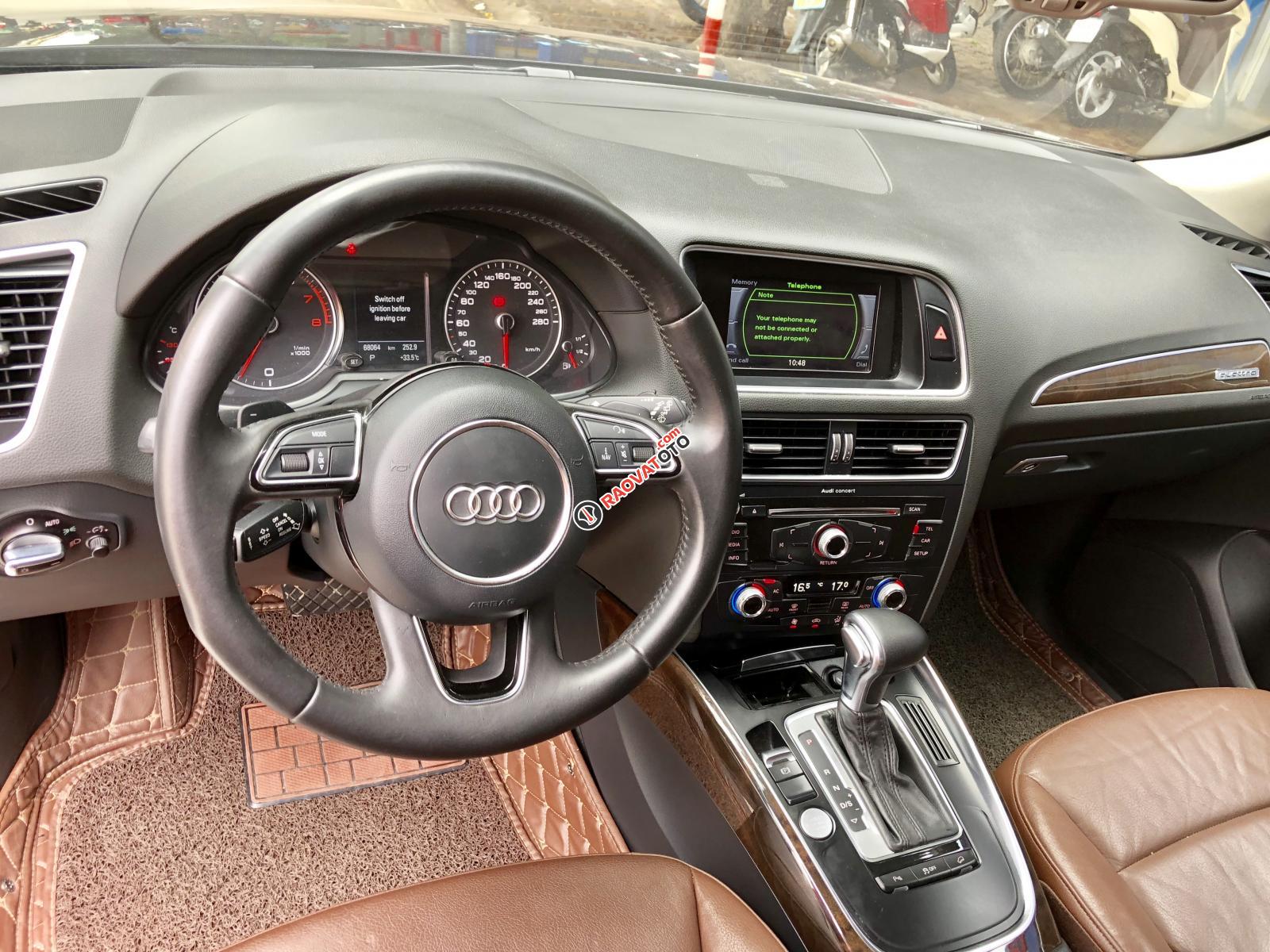 Bán Audi Q5 2.0T sản xuất 2013 đen/nâu-11