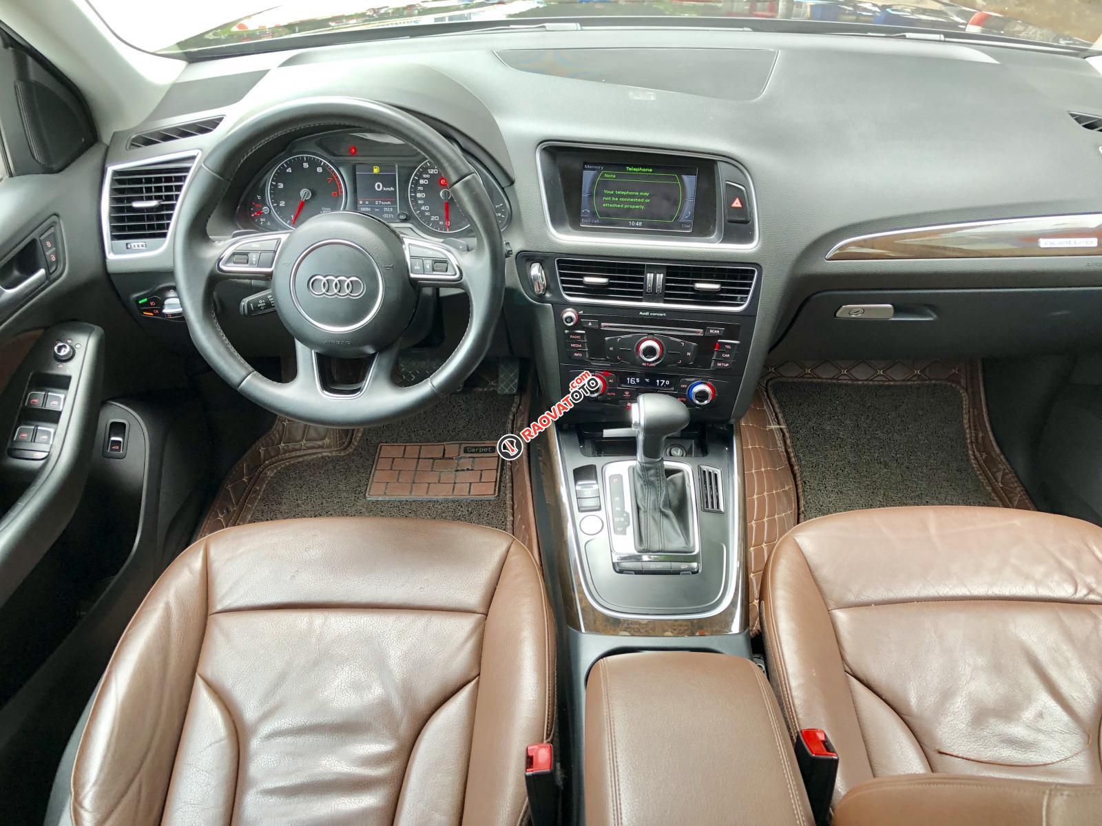 Bán Audi Q5 2.0T sản xuất 2013 đen/nâu-9