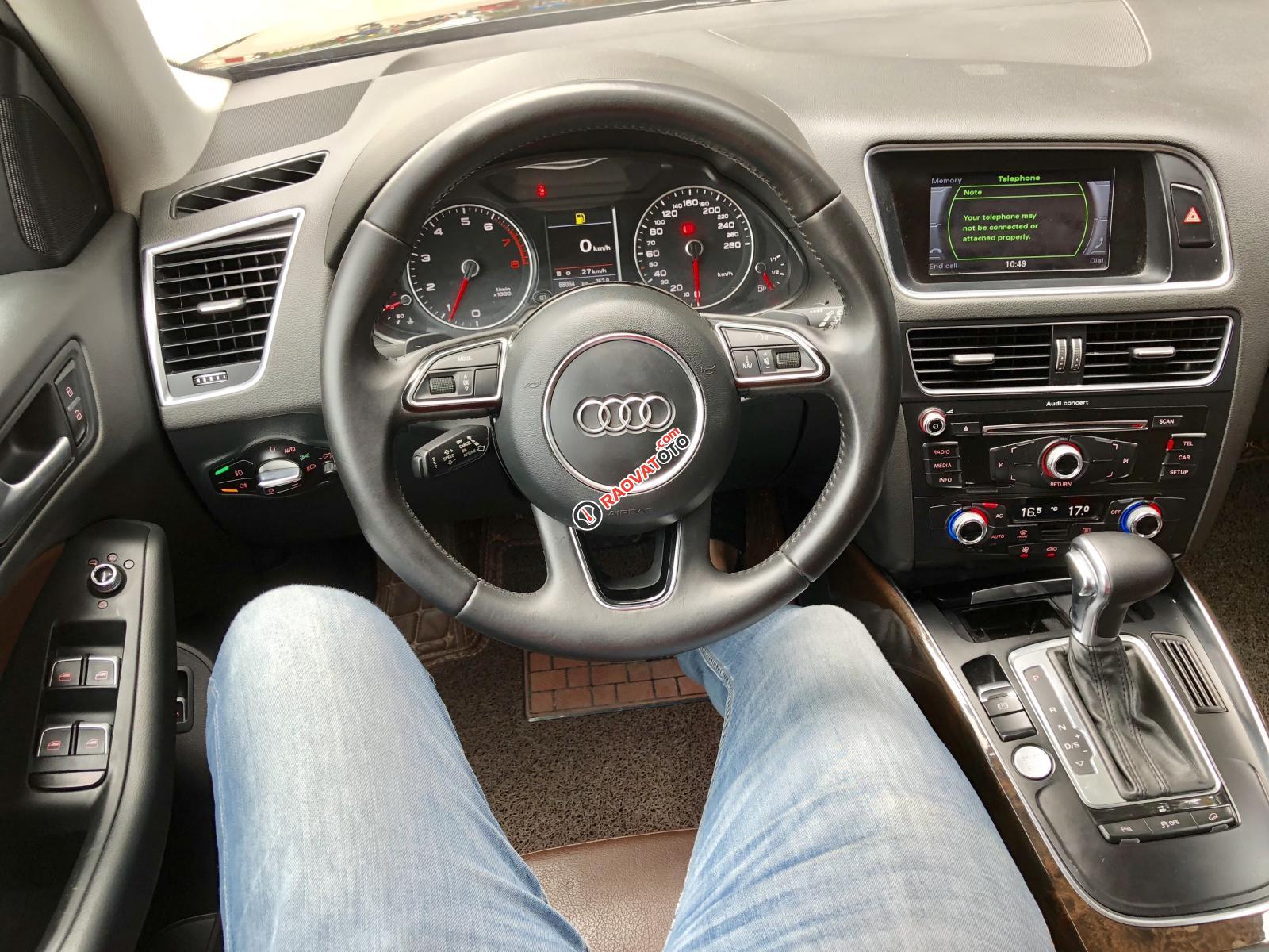 Bán Audi Q5 2.0T sản xuất 2013 đen/nâu-12