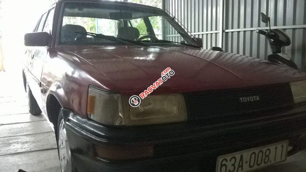 Gia đình bán xe Toyota Corolla 1982, màu đỏ, xe nhập-5