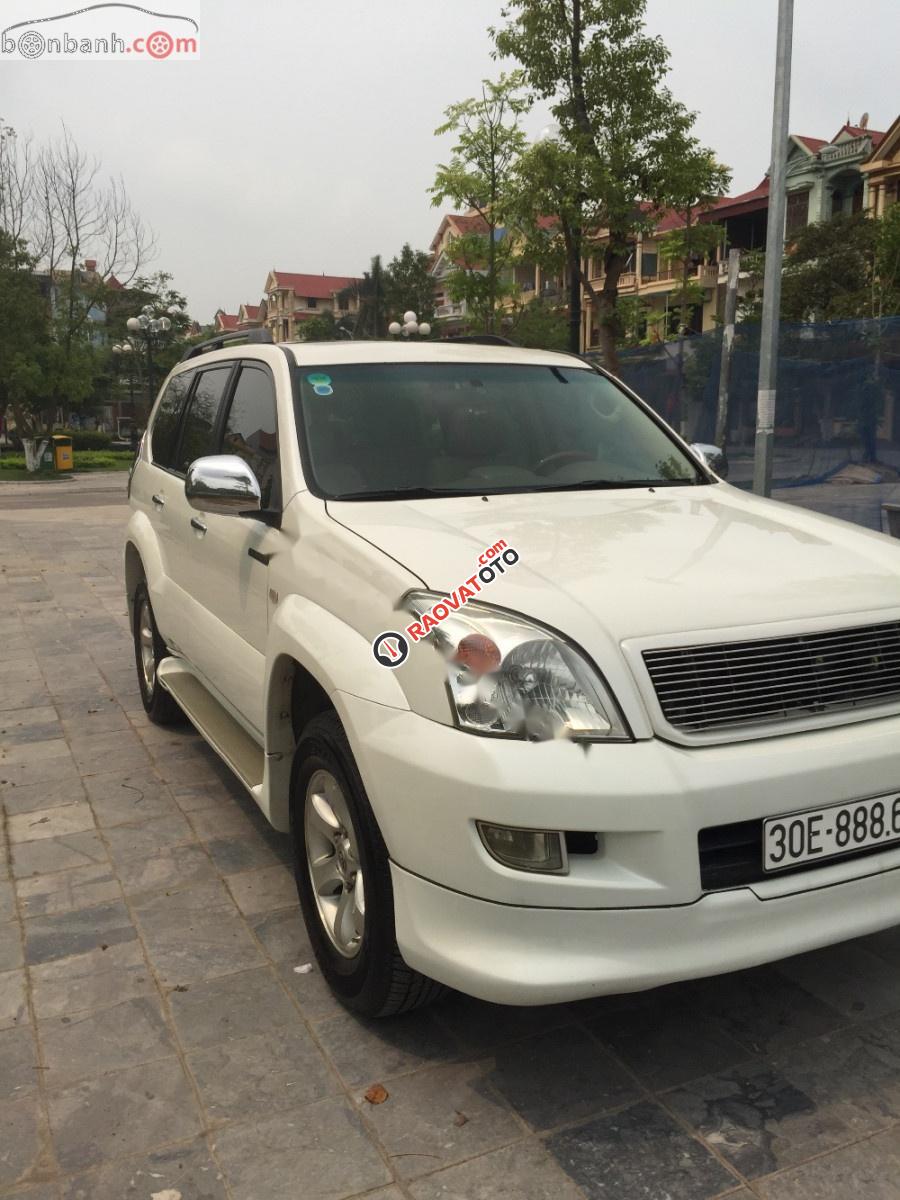 Bán Toyota Prado VX 4.0 AT năm 2005, màu trắng, nhập khẩu -0