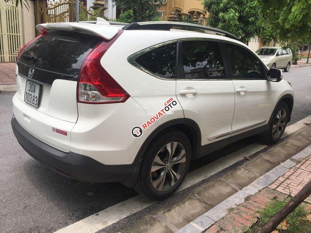 Cần bán Honda CR V 2.4AT đời 2014, màu trắng, xe gia đình-1