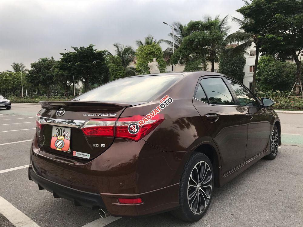 Bán Toyota Corolla altis 2.0 Luxury năm sản xuất 2014, màu nâu-4