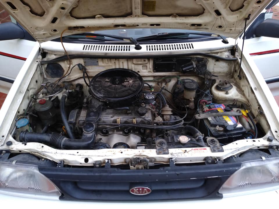 Cần bán lại xe Kia Pride B 2004, màu trắng-0