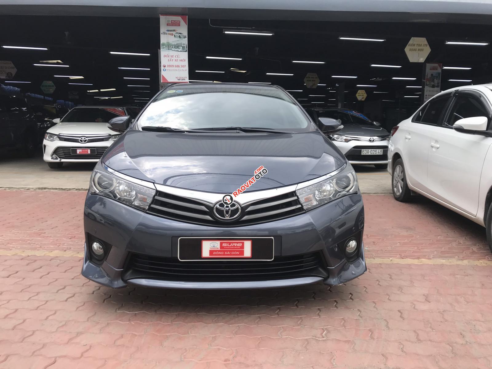 Cần bán gấp Toyota Corolla altis 2.0V đời 2014, màu xanh lam số tự động giá cạnh tranh-7