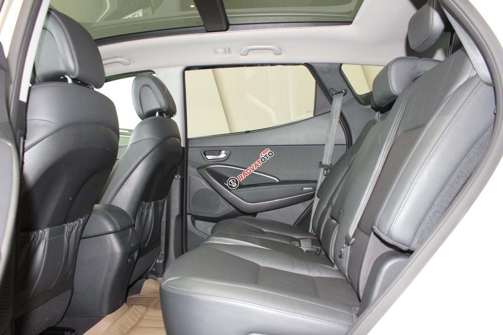 Bán xe Hyundai Santa Fe 4WD 2015, màu trắng, giá 870tr-4