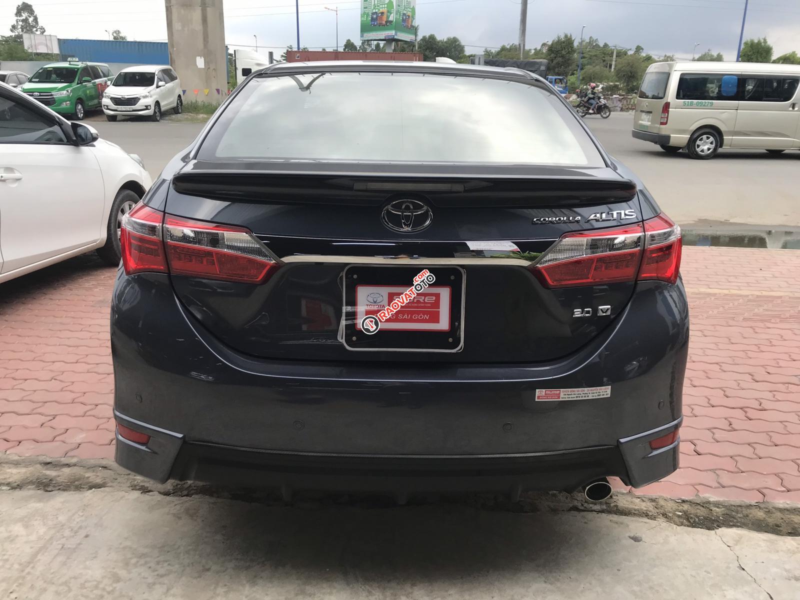 Cần bán gấp Toyota Corolla altis 2.0V đời 2014, màu xanh lam số tự động giá cạnh tranh-4