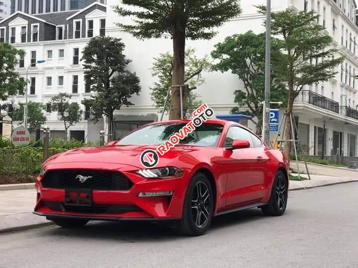 Bán ô tô Ford Mustang 2.3 Ecoboost Premium 2019, màu đỏ, nhập Mỹ, xe giao ngay-0