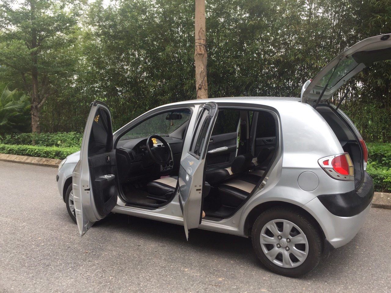 Bán Hyundai Getz MT 1.1 2010, màu bạc, xe nhập, 187tr-0