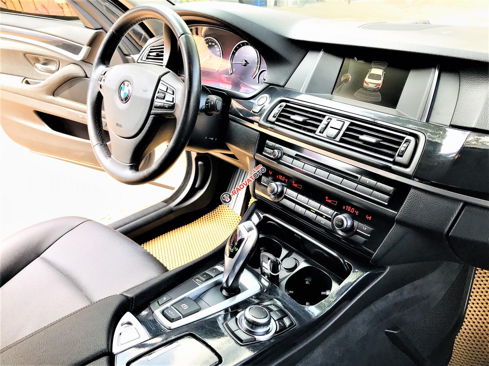 Bán ô tô BMW 5 Series 520i sản xuất năm 2014, màu trắng, xe nhập-5