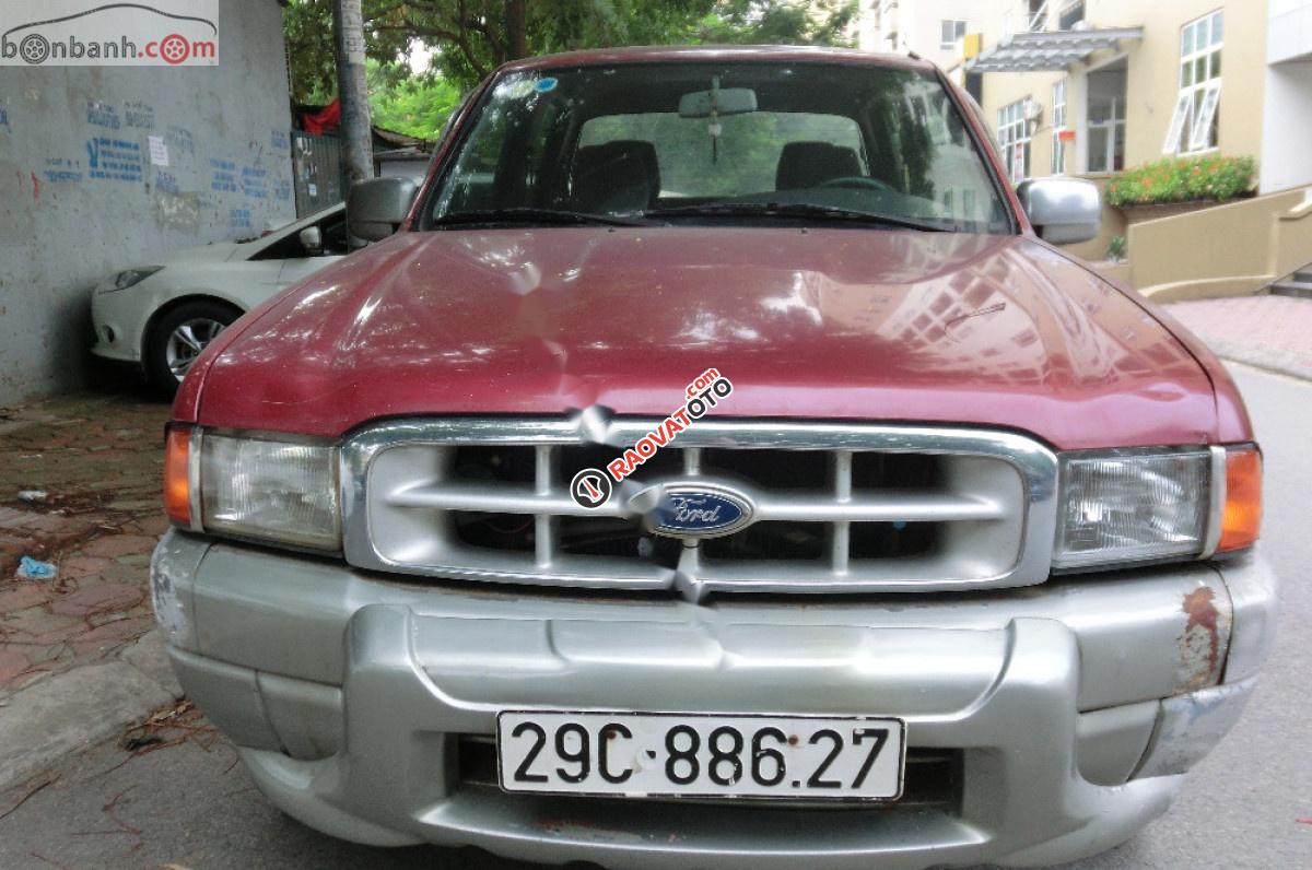 Bán ô tô Ford Ranger XLT đời 2002, màu đỏ-8