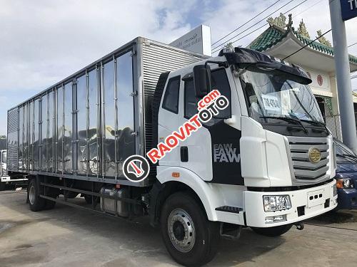 Bán FAW xe tải thùng dài 9m7, 6 tấn nhập khẩu-1