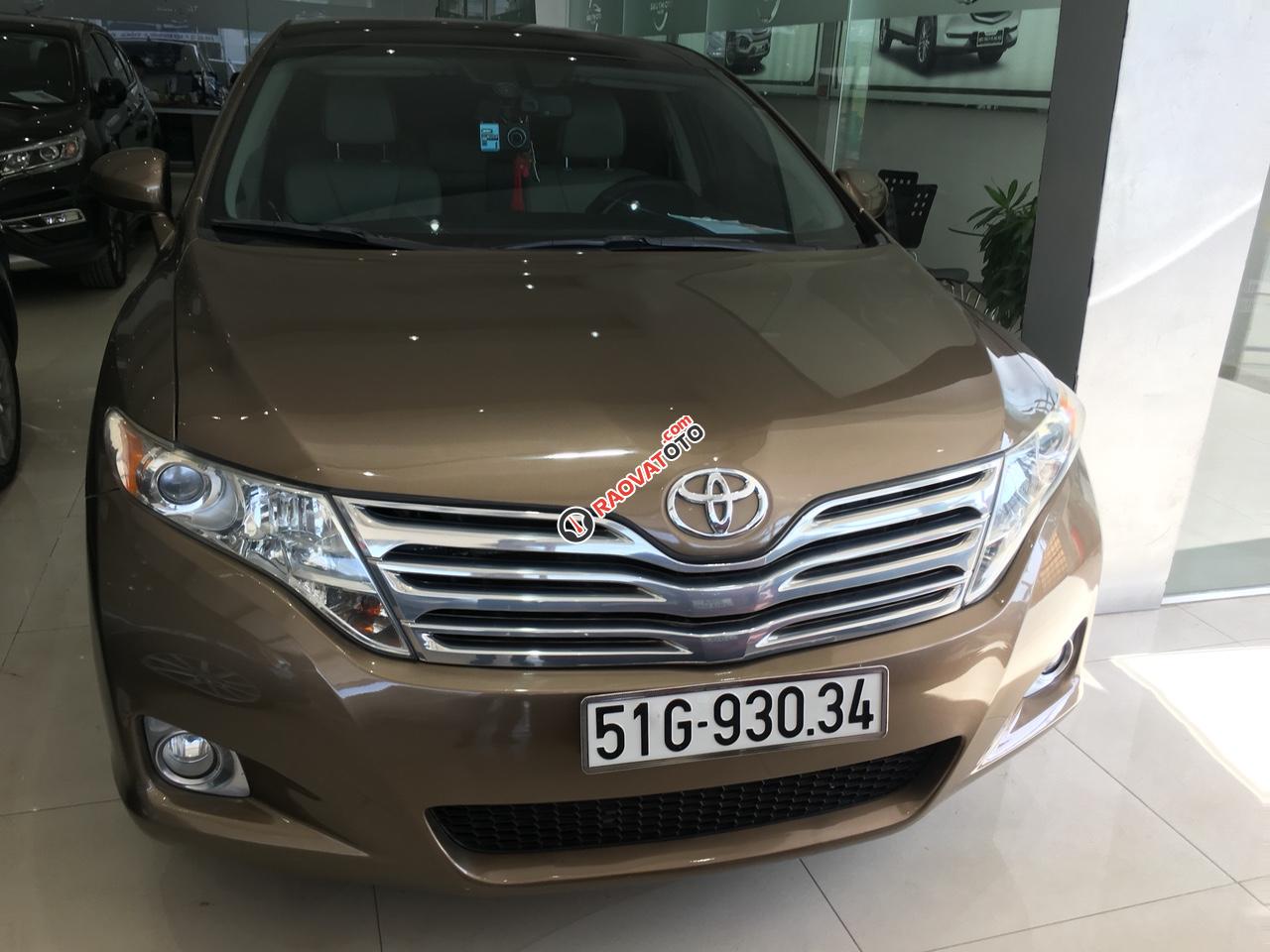 Cần bán Toyota Venza 2.7 AT sản xuất 2009, màu vàng, nhập khẩu nguyên chiếc-0