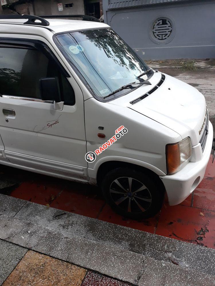 Bán Suzuki Wagon R năm 2002, màu trắng, nhập khẩu nguyên chiếc  -3