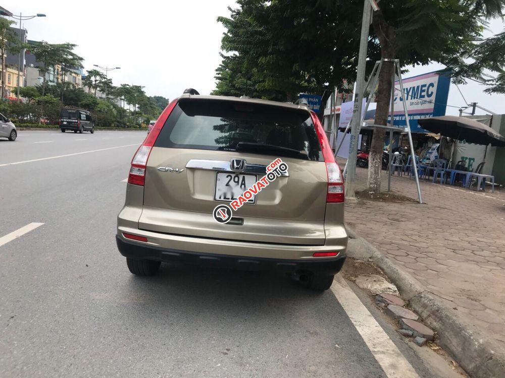 Cần bán Honda CR V 2.4AT sản xuất năm 2011, màu vàng-1