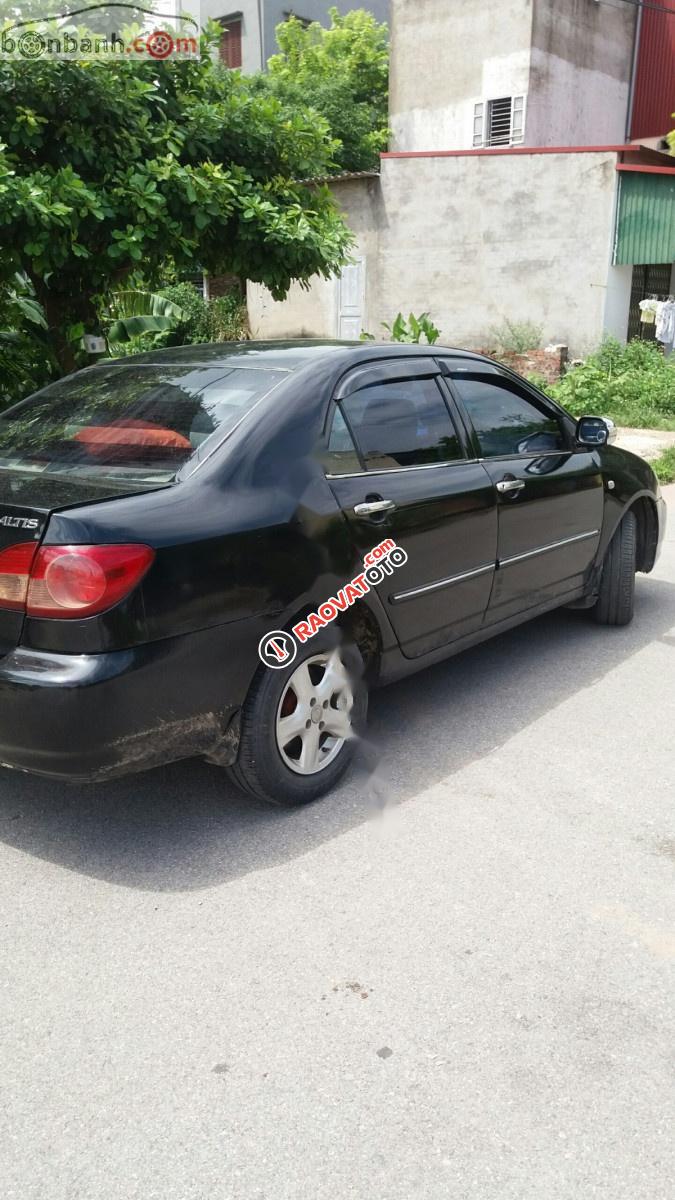 Bán Toyota Corolla altis sản xuất 2003, màu đen, xe gia đình-1