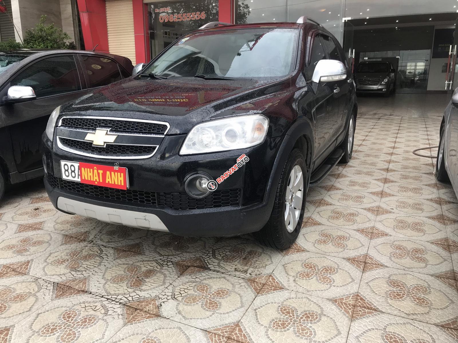 Bán xe Chevrolet Captiva đời 2008, màu đen-1