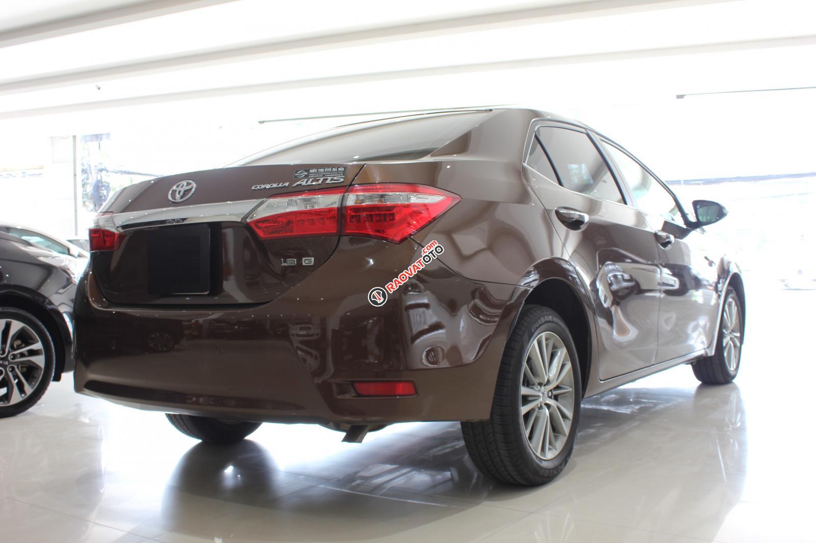 Bán Toyota Corolla Altis 1.8G AT 2016, màu nâu, giá 660tr-6