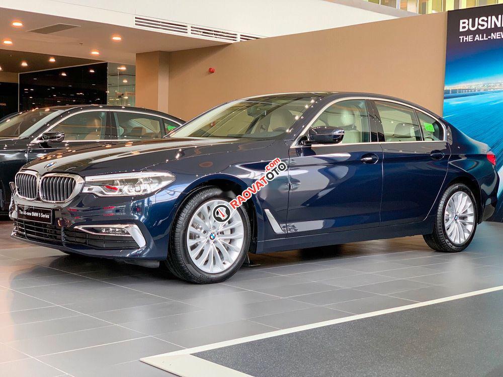 Bán BMW 5 Series 530i sản xuất 2019, màu xanh lam, nhập khẩu  -0
