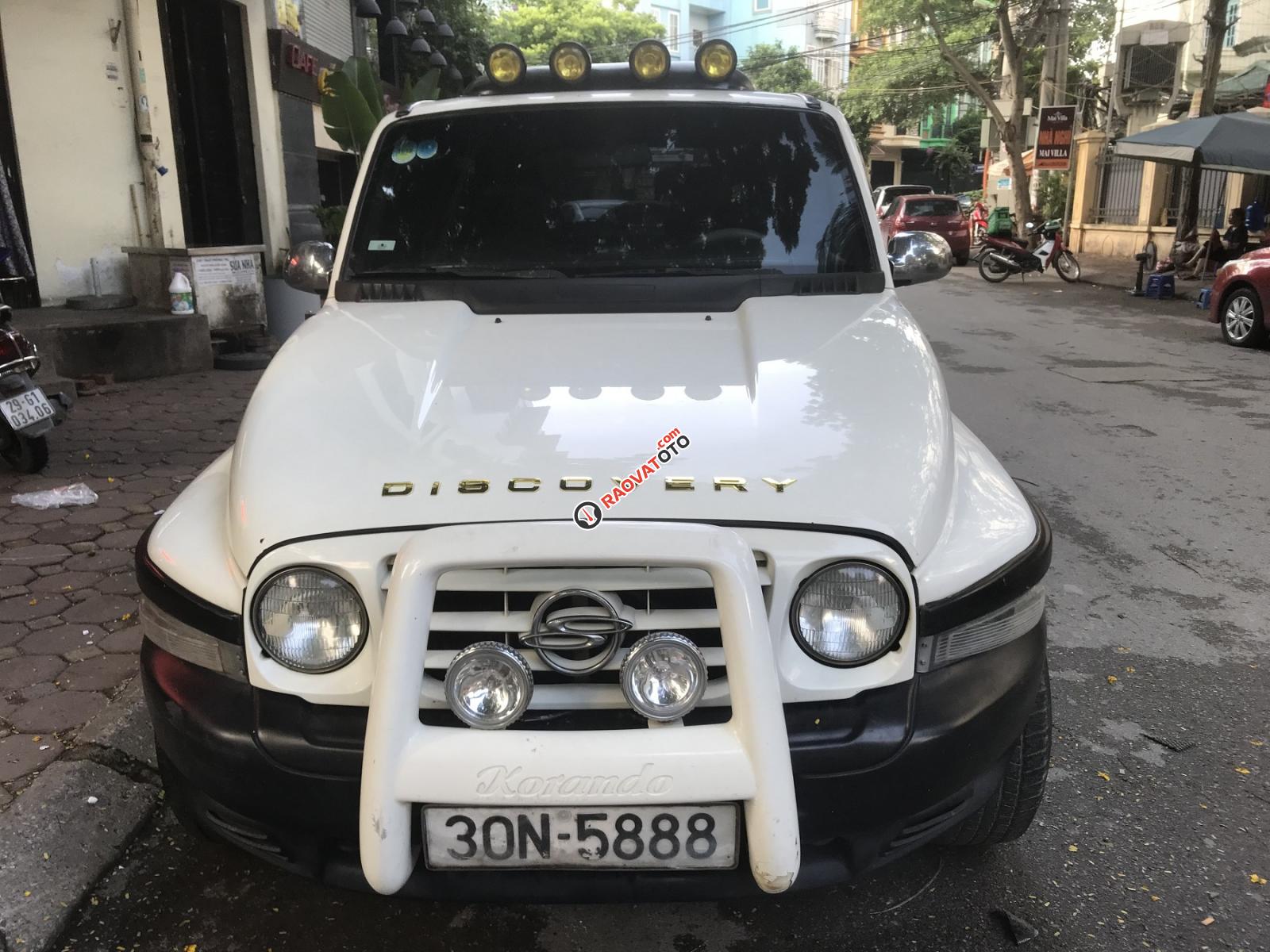 Bán ô tô Ssangyong Korando TX5 2004, màu trắng, xe nhập, giá chỉ 215 triệu-1