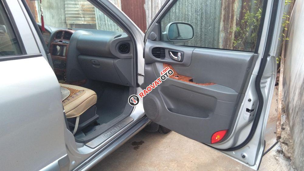 Cần bán lại xe Hyundai Santa Fe Gold năm 2004, màu bạc, đã bảo dưỡng toàn bộ-3