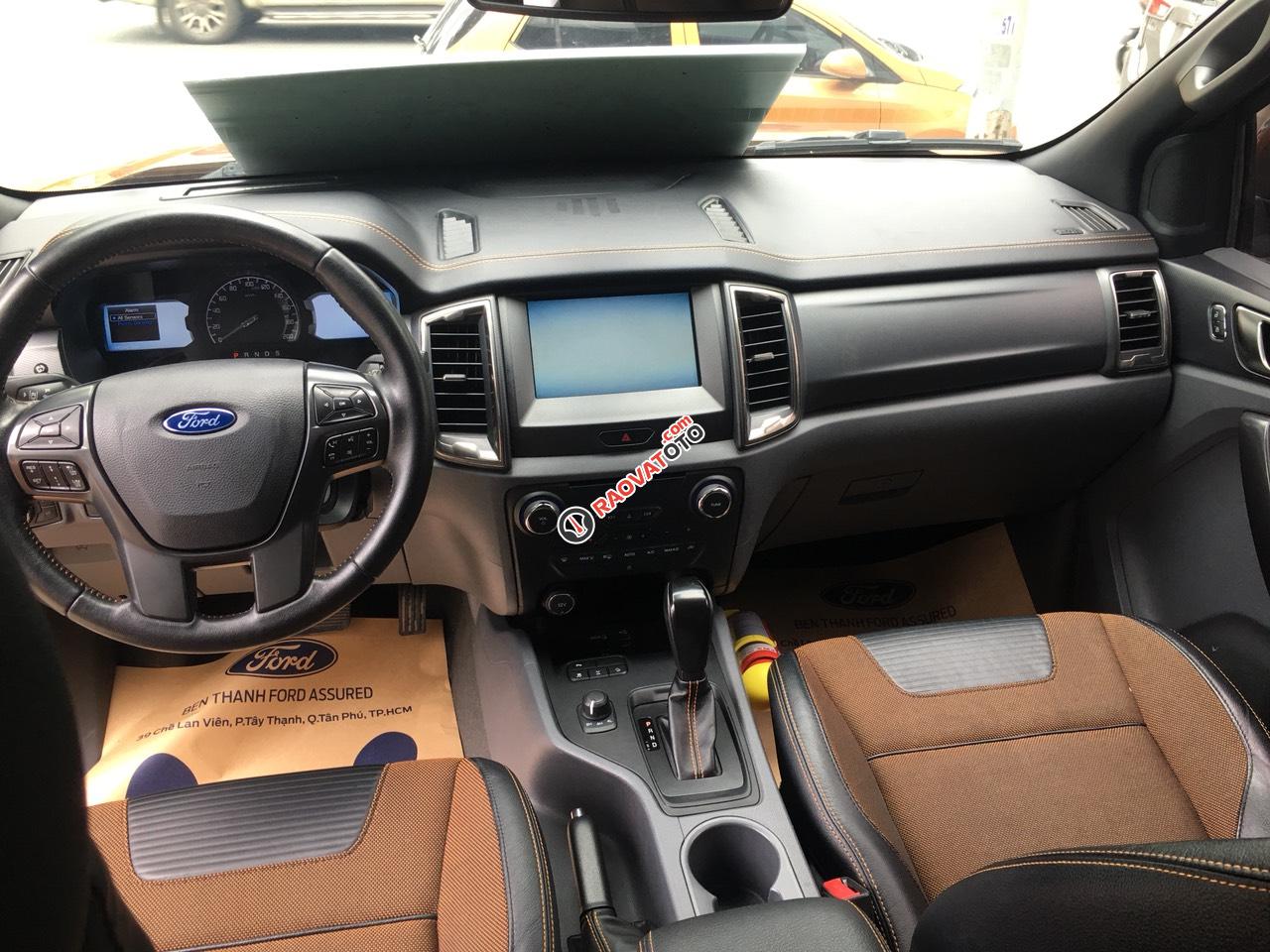 Bán Ford Ranger Wildtrak 3.2L năm 2015, màu cam, xe nhập-3