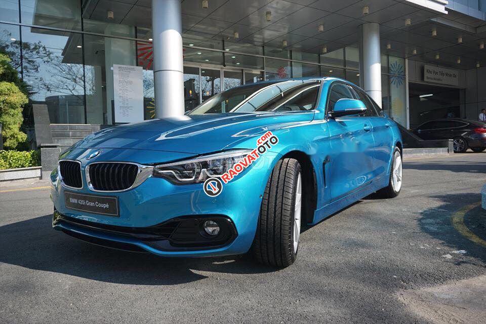 Bán BMW 420i Gran Coupe năm 2019, màu xanh lam, nhập khẩu-5