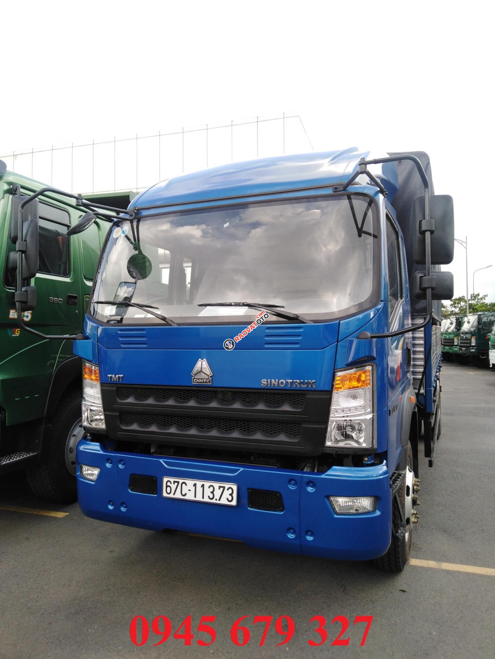 Thanh lý xe tải Howo 7T5, thùng 6m2 ga cơ, trả trước 180 triệu nhận xe-0