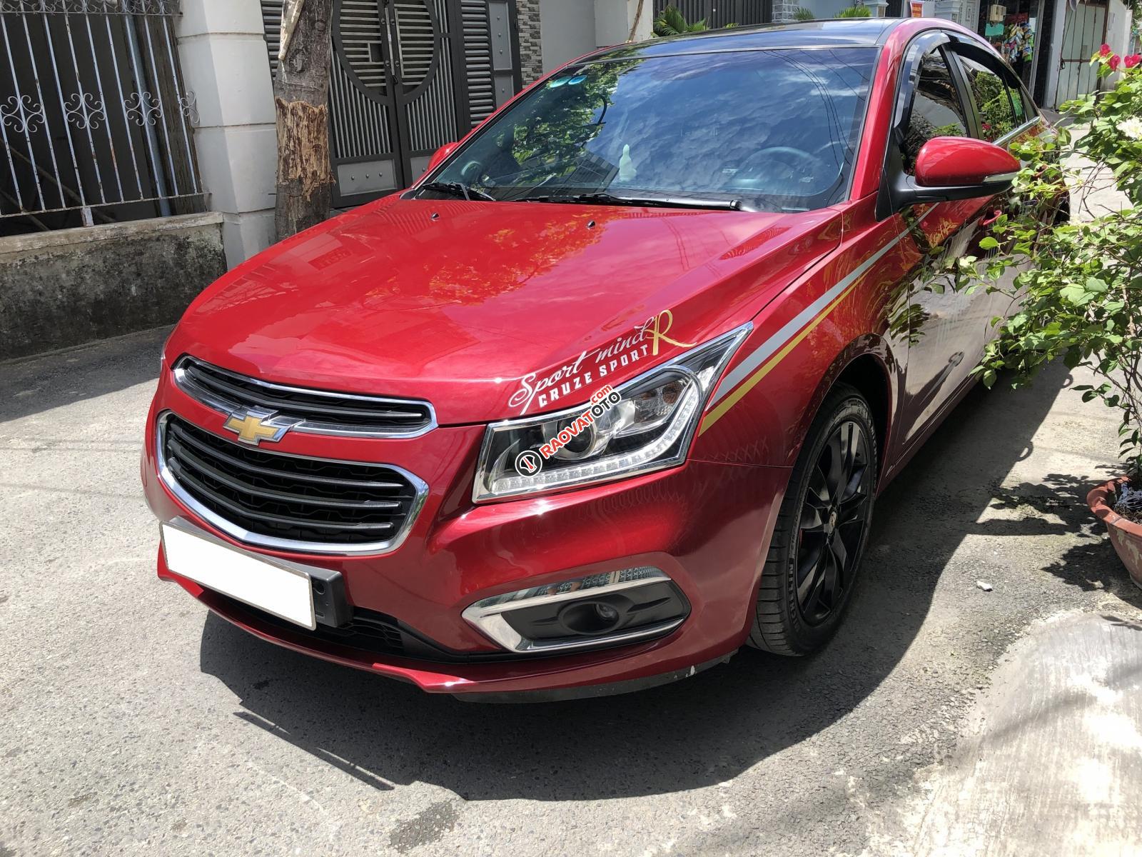 Cần bán xe Chevrolet Cruze LTZ 2018 màu đỏ mâm đen, BSTP-0