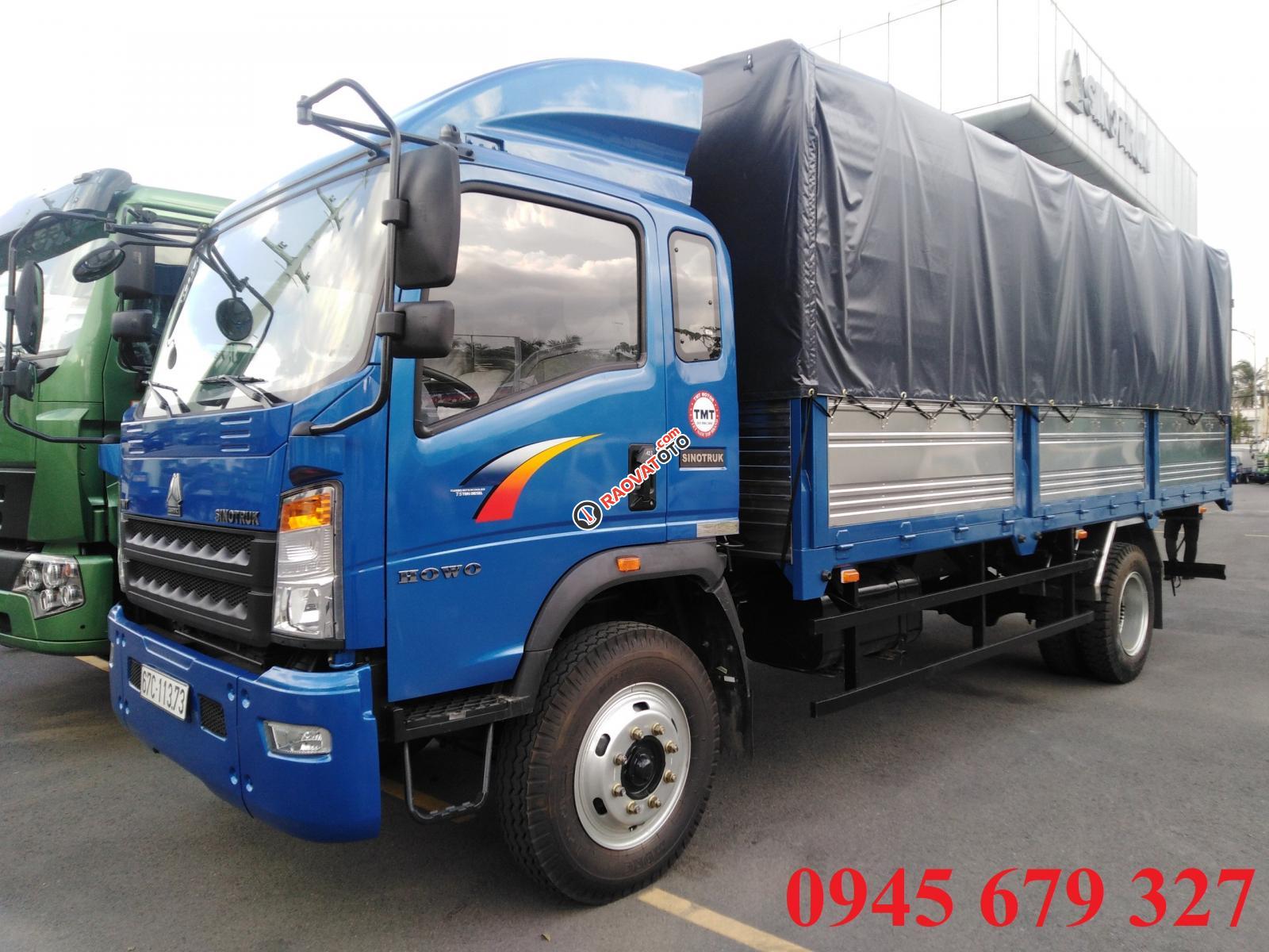 Thanh lý xe tải Howo 7T5, thùng 6m2 ga cơ, trả trước 180 triệu nhận xe-1