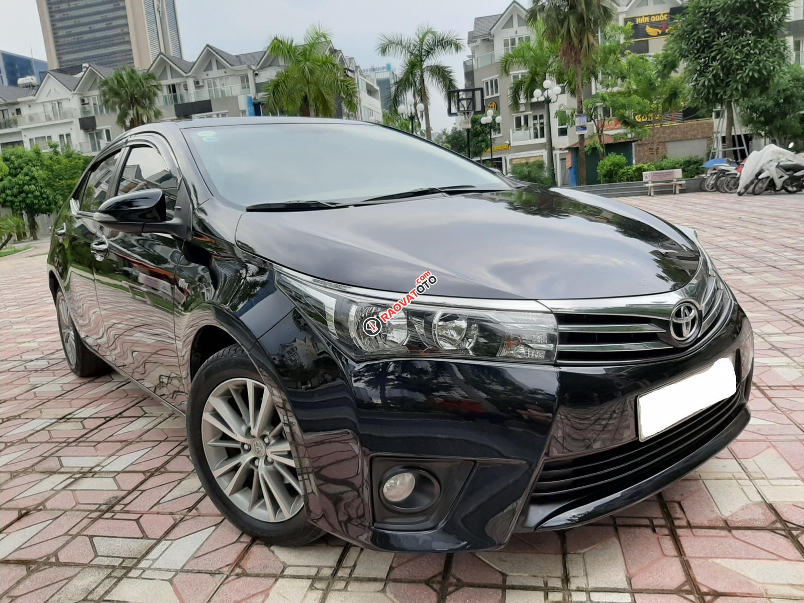 Bán ô tô Toyota Corolla altis 1.8G AT 2015, màu đen-0