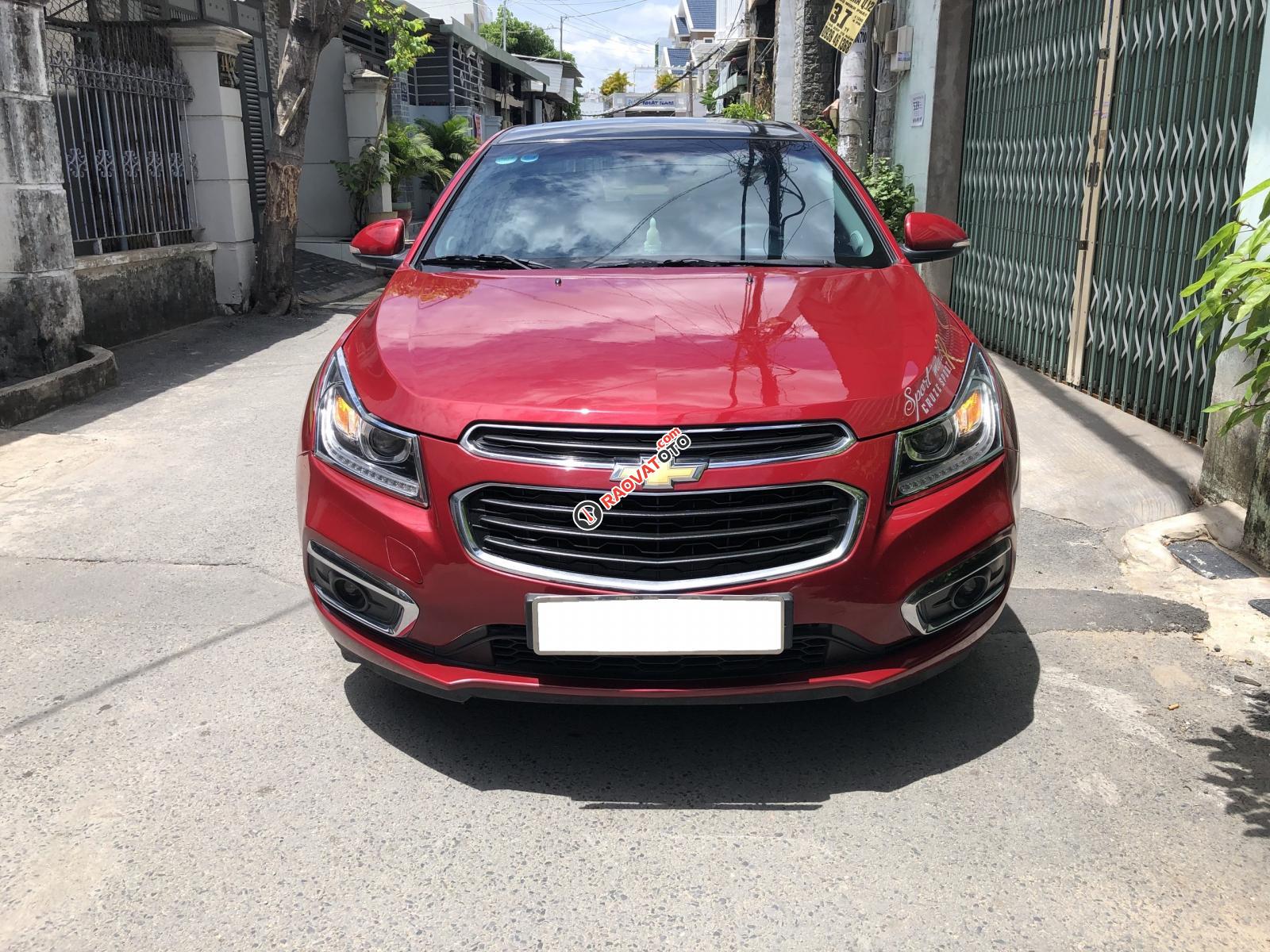 Cần bán xe Chevrolet Cruze LTZ 2018 màu đỏ mâm đen, BSTP-12
