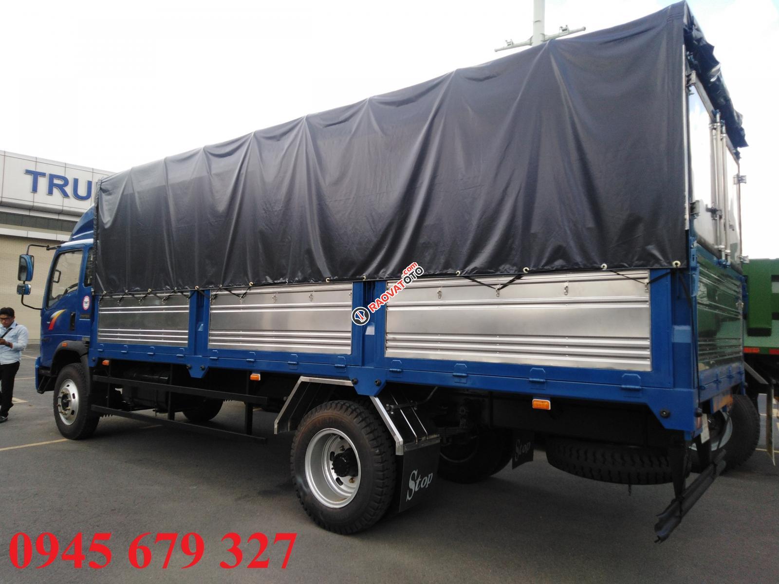 Thanh lý xe tải Howo 7T5, thùng 6m2 ga cơ, trả trước 180 triệu nhận xe-2
