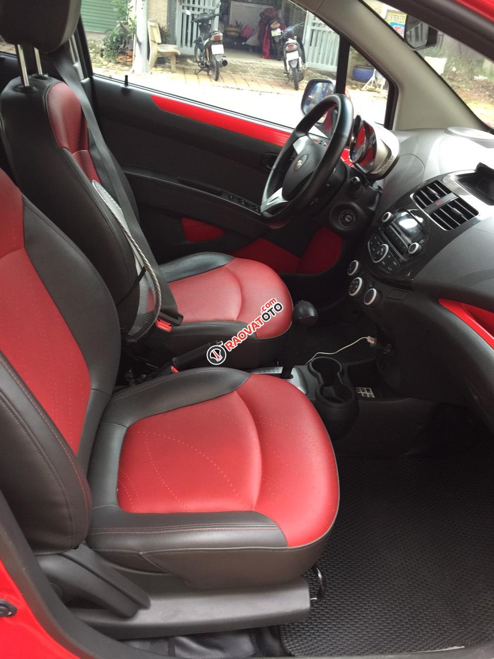Bán ô tô Chevrolet Spark 1.0 LTZ 2014, màu đỏ, bảo hiểm hai chiều, giá chỉ 235 triệu, bao sang tên-0