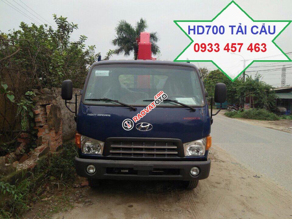 Bán xe tải cẩu Mighty Dongvang HD700 tải trọng 5250kg 2018, 850 triệu-2