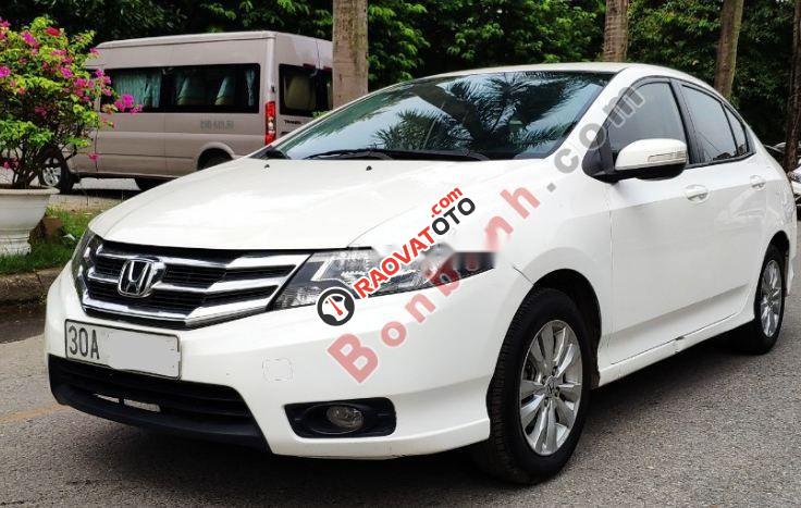 Cần bán gấp xe cũ Honda City 1.5AT đời 2014, màu trắng-4