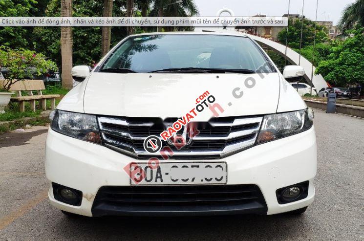 Cần bán gấp xe cũ Honda City 1.5AT đời 2014, màu trắng-0