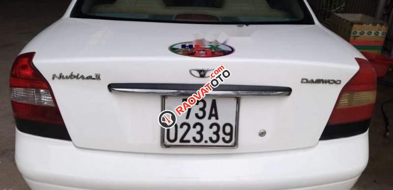 Cần bán gấp Daewoo Nubira II đời 2003, màu trắng, xe đẹp-1