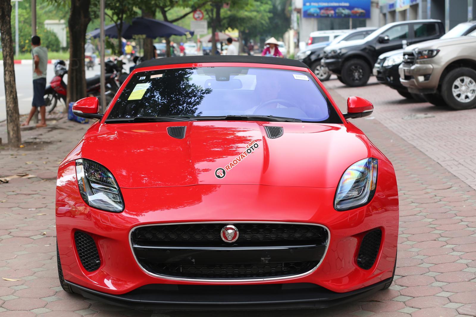 Bán ô tô Jaguar F Type Convertible 3.0 2018, màu đỏ, nhập khẩu-0