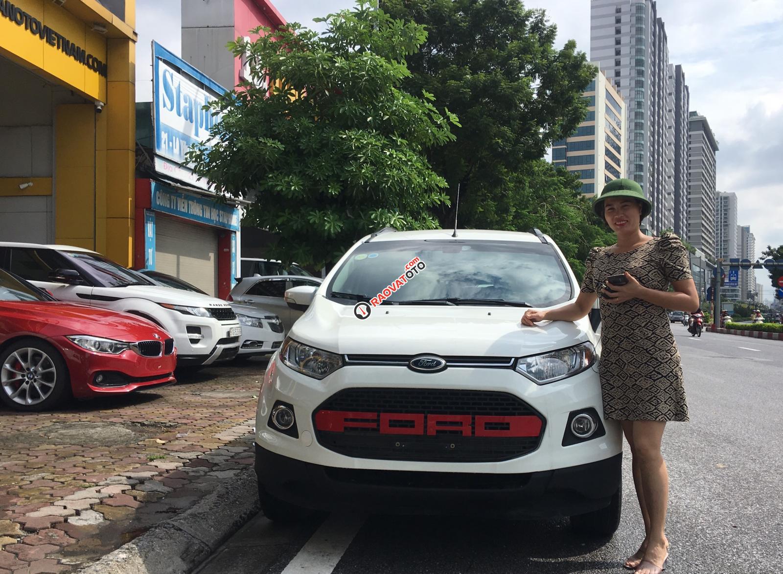 Cần bán Ford EcoSport Titanium 1.5 AT năm sản xuất 2015, màu trắng-1