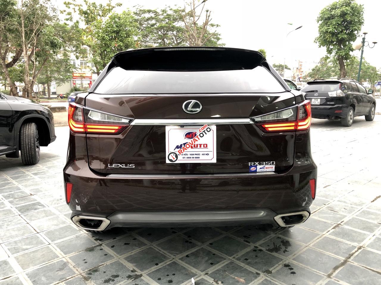 Bán Lexus RX 350 đời 2017 Hà Nội, màu nâu, xe lướt chất -17