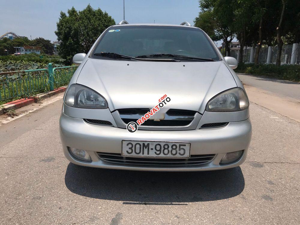 Bán Chevrolet Vivant CDX đời 2009, màu bạc như mới  -0