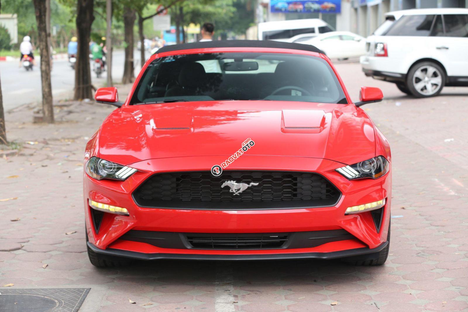 Bán ô tô Ford Mustang Convertible 2.3 Ecoboost đời 2019, màu đỏ, nhập khẩu-0