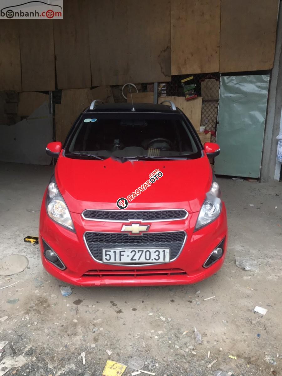 Cần bán lại xe Chevrolet Spark LTZ sản xuất 2015, màu đỏ, nhập khẩu-2