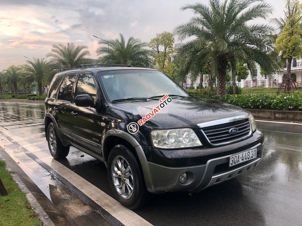 Bán Ford Escape 3.0 V6 đời 2004, màu đen-0